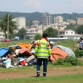 descarte irregular de lixo