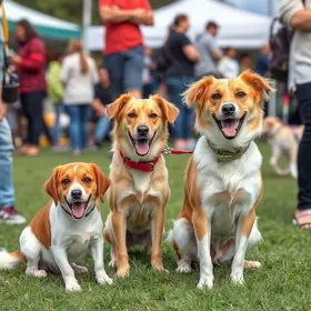 feira de adoção de cães e gatos