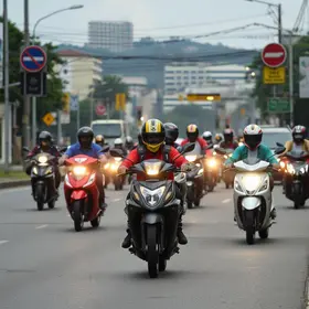 multa para motoqueiros por escapamentos barulhentos